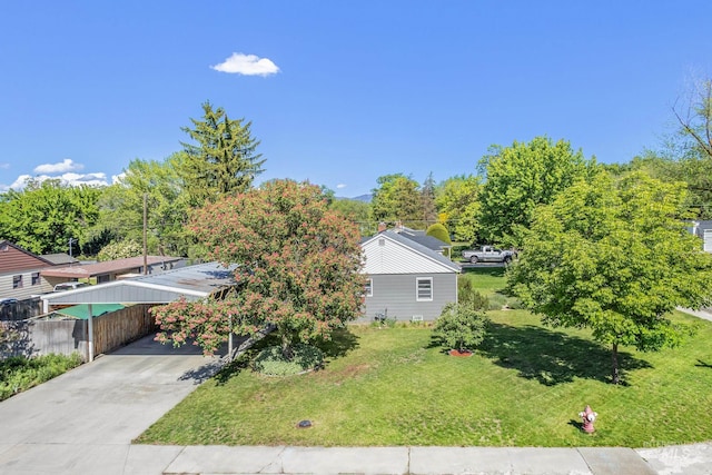 4224 W Clinton St, Boise, ID 83706 - view of front of home featuring concrete driveway and an attached carport