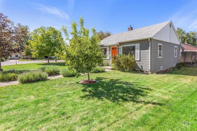 4224 W Clinton St, Boise, ID 83706 - view of front of home with a chimney and a shingled roof