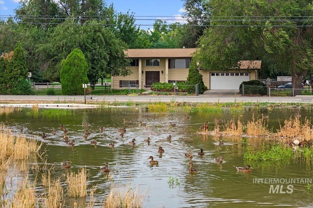 property view of water