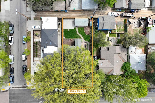 1416 N 13th St, Boise, ID 83702 - drone / aerial view featuring a residential view