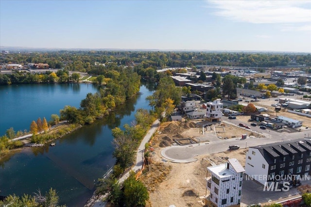 3414 N Kahuna Ln, Garden City, ID 83714 - aerial view with a water view
