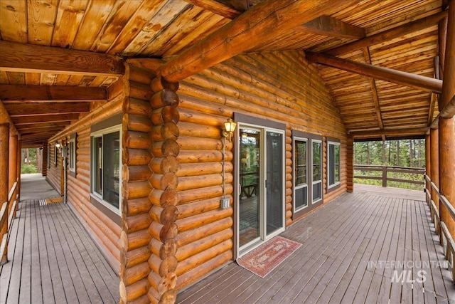 9 Elderberry Cir, Idaho City, ID 83631 - view of deck