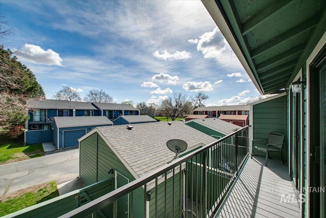 3017 S Windstream Ln, Boise, ID 83706 - balcony featuring a residential view