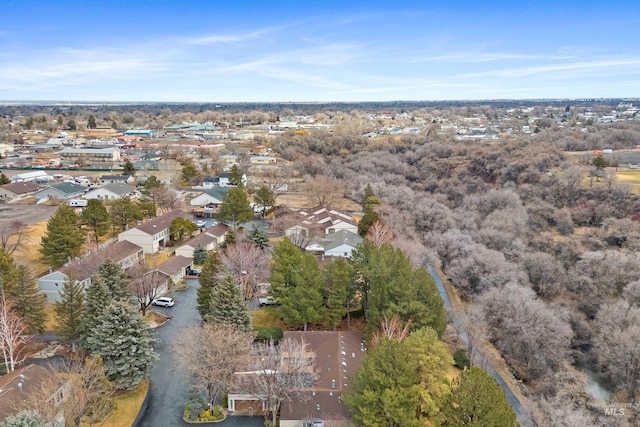 birds eye view of property featuring a residential view