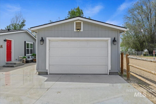 22969 Bumble Bee, Middleton, ID 83644 - garage featuring fence and concrete driveway