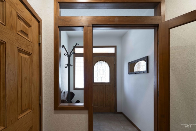 732 Morning Star Rd, Sun Valley, ID 83353 - entryway with baseboards and a textured wall