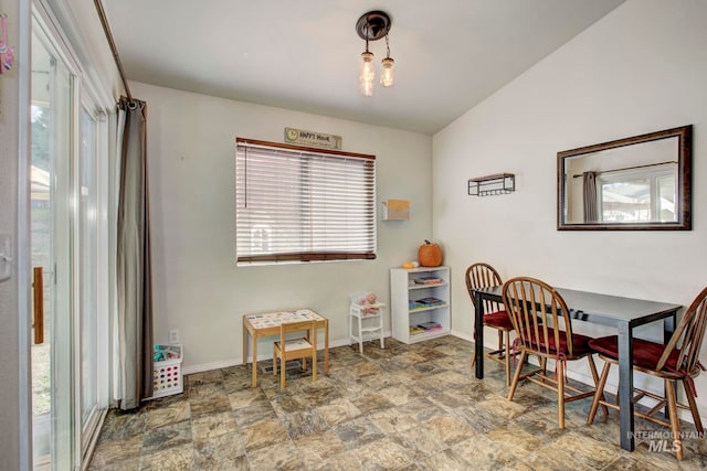 view of dining space