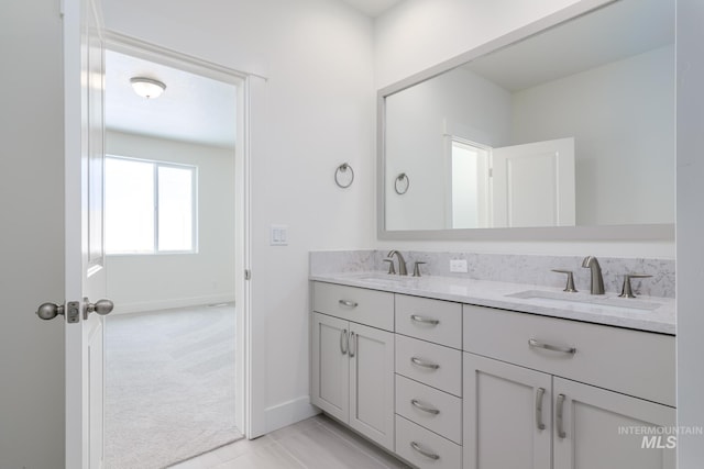 1189 W Grassland St, Middleton, ID 83644 - full bath with double vanity and baseboards