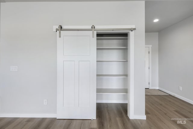 view of closet