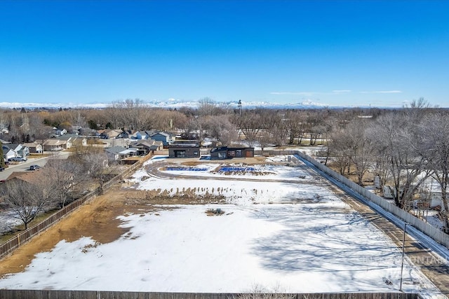 362-436 W London St, Middleton, ID 83644 - snowy aerial view featuring a residential view