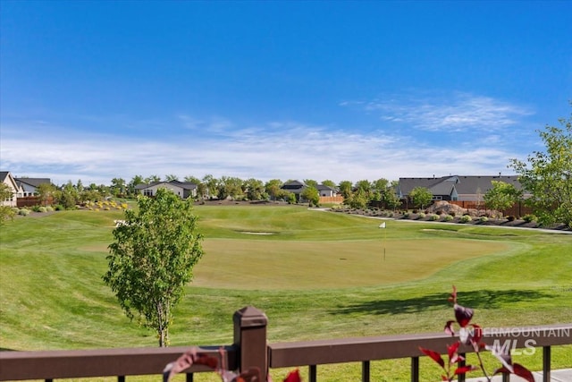 12013 W Zamalek Ct, Kuna, ID 83634 - view of community with golf course view, a residential view, and an area to practice putting