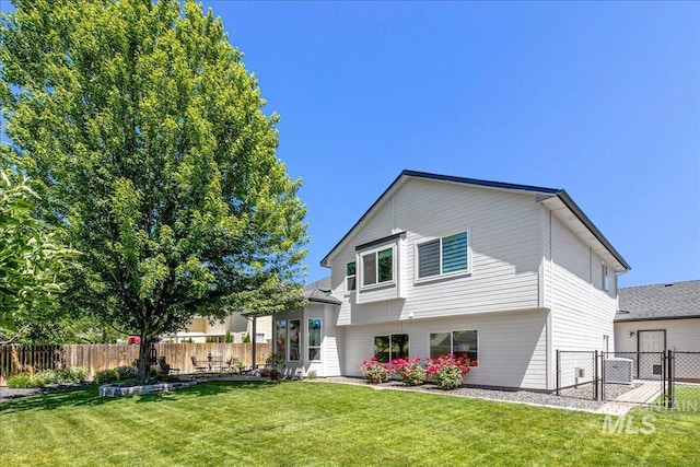 1049 N Purple Sage Way, Eagle, ID 83616 - back of house featuring a gate