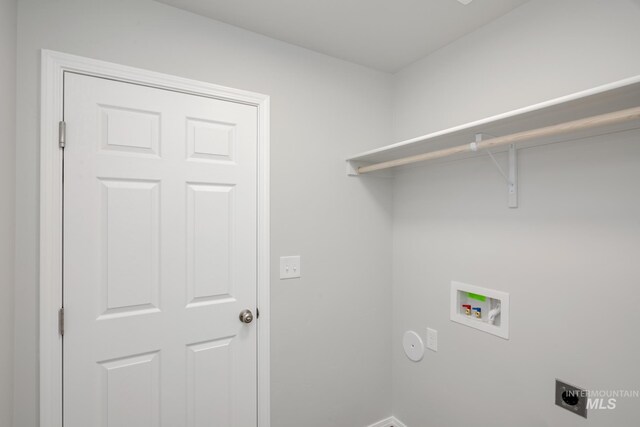 11069 Canvas St, Caldwell, ID 83605 - laundry room with washer hookup, laundry area, and hookup for an electric dryer