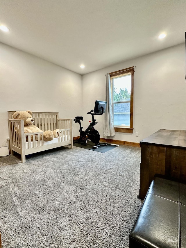 1321 Lande Ln, Moscow, ID 83843 - carpeted bedroom with recessed lighting