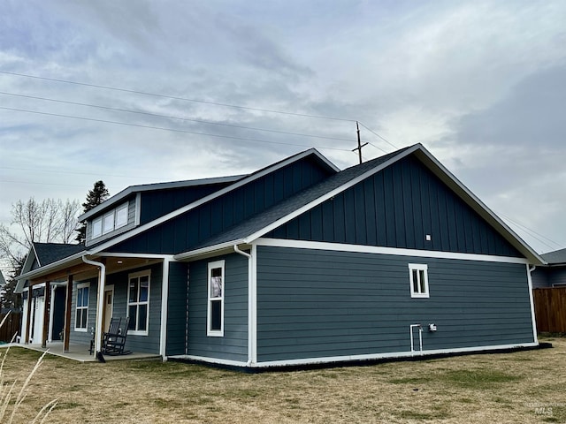1321 Lande Ln, Moscow, ID 83843 - view of property exterior with fence and a lawn