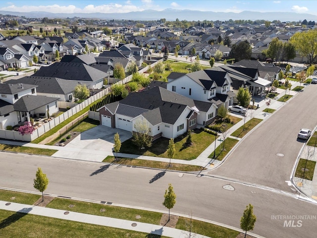 birds eye view of property featuring a residential view