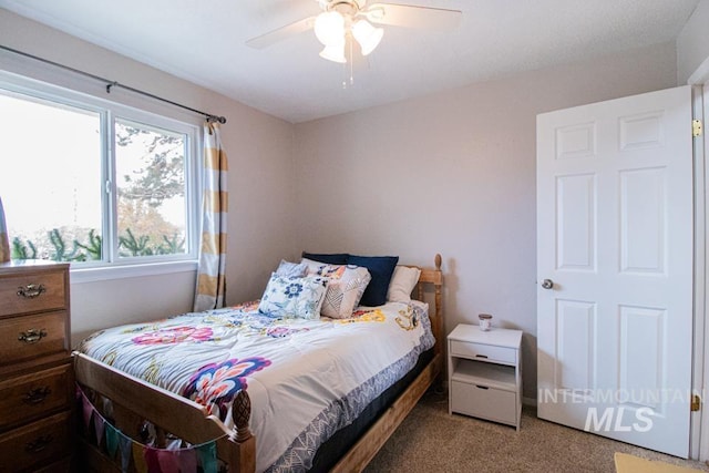 1627 Verdant Ct, Emmett, ID 83617 - bedroom featuring carpet and a ceiling fan