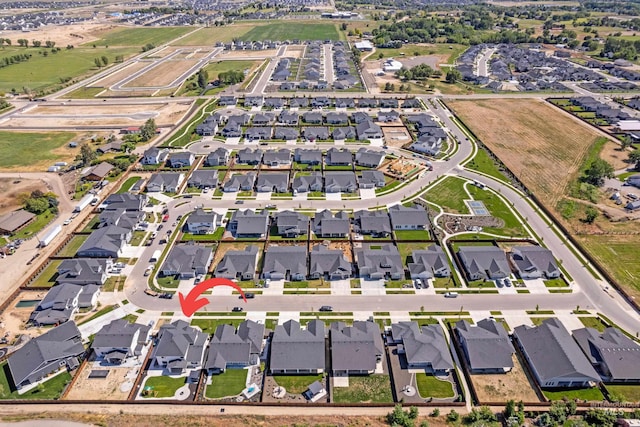 9478 W Napier St, Star, ID 83669 - aerial view of property and surrounding area featuring nearby suburban area