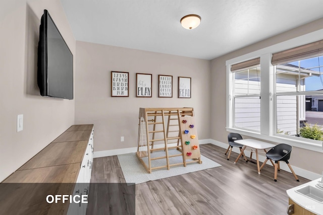 9478 W Napier St, Star, ID 83669 - recreation room featuring wood finished floors and baseboards