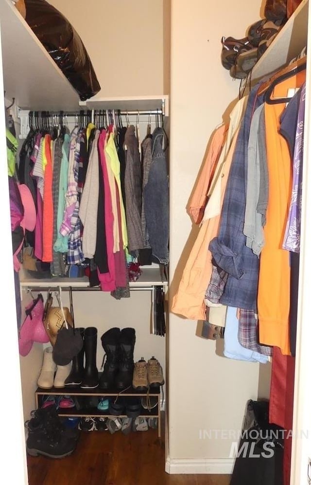 24 Mangum Dr Unit 1, Donnelly, ID 83615 - spacious closet with wood finished floors