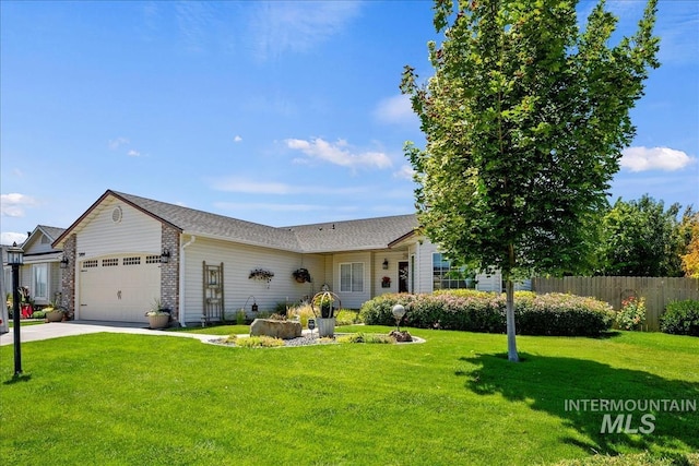 3804 Stonehedge Way, Caldwell, ID 83605 - ranch-style home featuring an attached garage and driveway