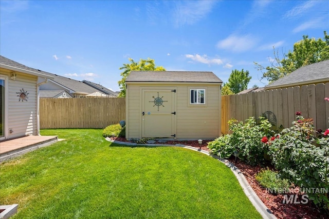 3804 Stonehedge Way, Caldwell, ID 83605 - view of shed with a fenced backyard
