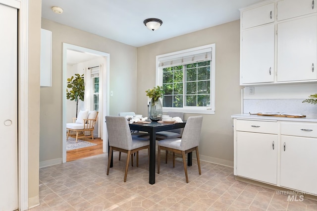 view of dining area