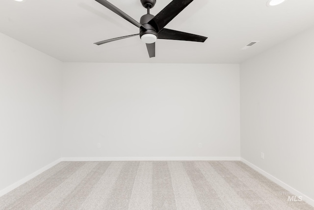 2827 N Rocky Bottom Way, Kuna, ID 83634 - unfurnished room featuring ceiling fan, carpet flooring, baseboards, and recessed lighting