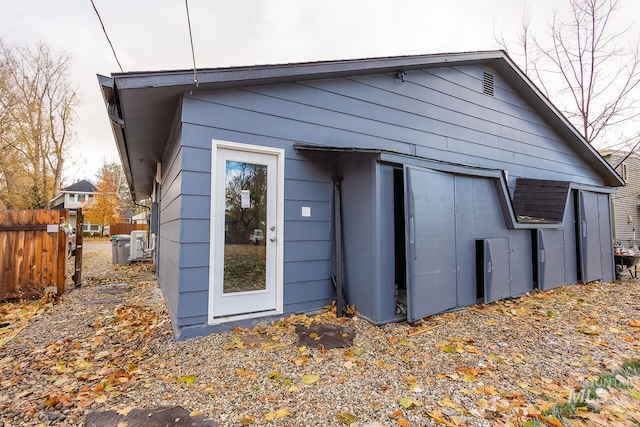 view of outbuilding