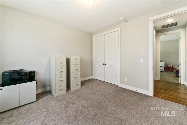 5726 N Morpheus Way, Meridian, ID 83642 - unfurnished bedroom featuring carpet, baseboards, and a closet