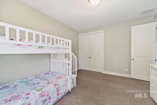 5726 N Morpheus Way, Meridian, ID 83642 - bedroom featuring carpet flooring, a closet, and baseboards