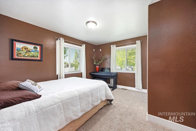 891 N Pointe Dr, Twin Falls, ID 83301 - carpeted bedroom featuring baseboards and a textured wall