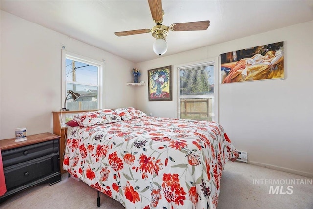 129 S Chestnut St, Kimberly, ID 83341 - carpeted bedroom featuring ceiling fan