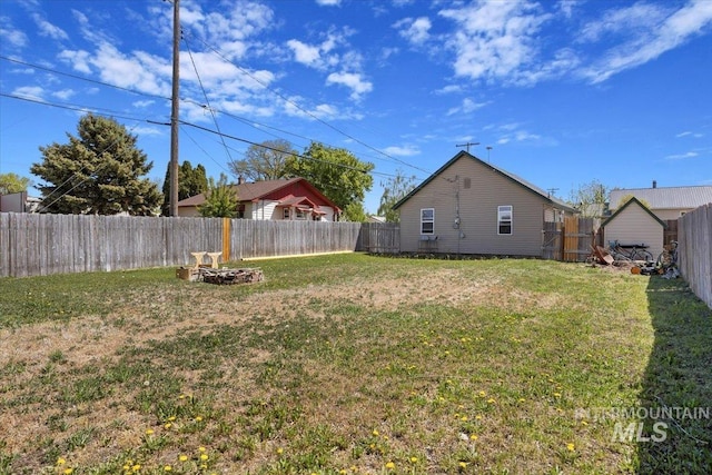 129 S Chestnut St, Kimberly, ID 83341 - view of yard