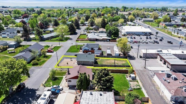 129 S Chestnut St, Kimberly, ID 83341 - aerial view of residential area featuring property parcel outlined