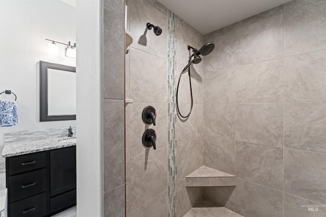 2133 N Star Garnet Ave, Kuna, ID 83634 - full bath with a tile shower and vanity