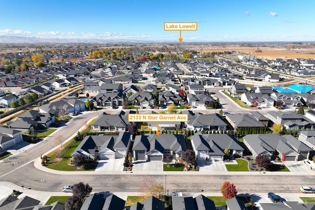 2133 N Star Garnet Ave, Kuna, ID 83634 - view of property location with nearby suburban area