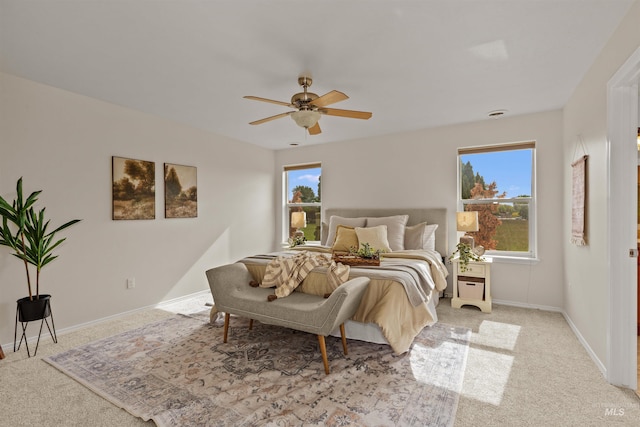 11422 W Darkwood St, Star, ID 83669 - bedroom featuring carpet, a ceiling fan, and baseboards