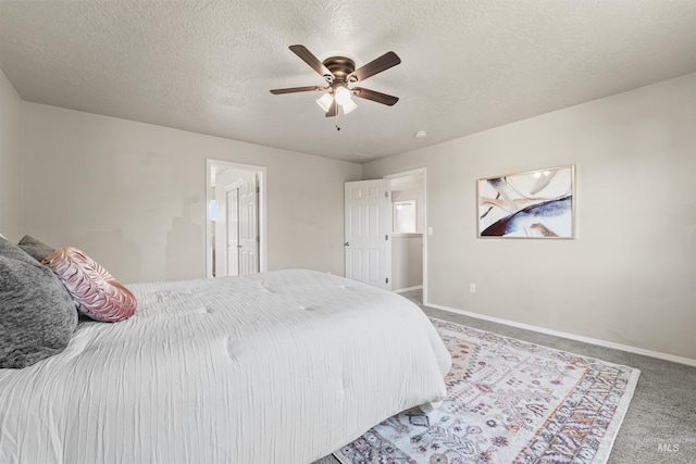 5217 Weston Ave, Caldwell, ID 83607 - carpeted bedroom featuring ceiling fan and a textured ceiling