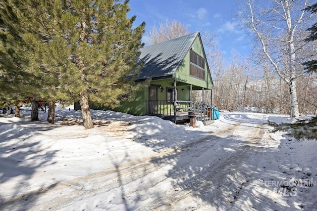 view of front of home