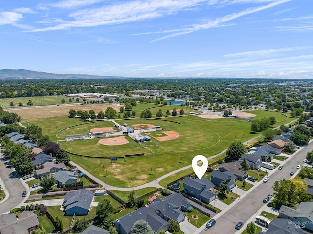 5174 N Rothmans Ave, Boise, ID 83713 - aerial view of residential area with a mountain backdrop