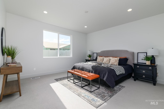 4541 E Fortuna Dr, Nampa, ID 83687 - bedroom featuring light colored carpet and recessed lighting