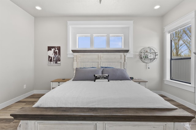 518 Bass Run Ln, Marsing, ID 83639 - bedroom with dark wood-style floors and recessed lighting