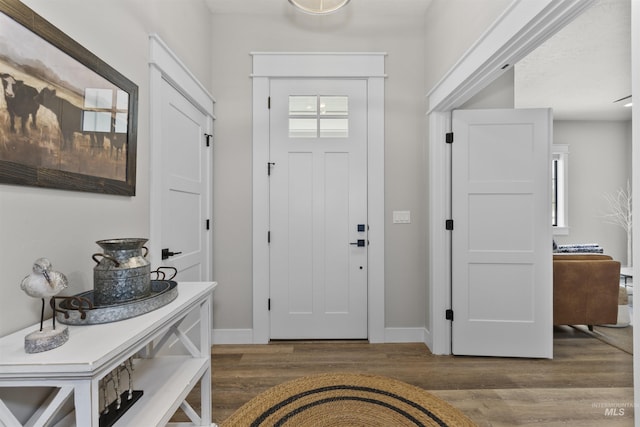 518 Bass Run Ln, Marsing, ID 83639 - entrance foyer featuring wood finished floors and baseboards