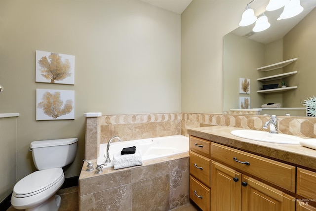 2634 W Sugarberry Dr, Eagle, ID 83616 - full bath featuring toilet, a bath, and vanity