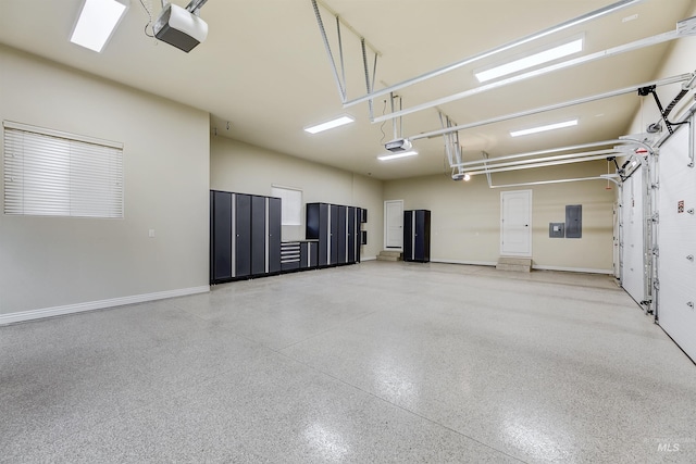 2634 W Sugarberry Dr, Eagle, ID 83616 - garage with a garage door opener, electric panel, and baseboards