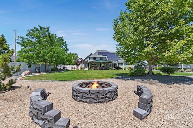 511 Keogh Ln, Caldwell, ID 83607 - view of yard featuring a fire pit