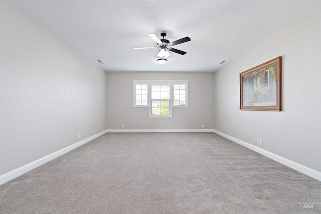 5404 S Palatino Ave, Meridian, ID 83642 - carpeted empty room featuring a ceiling fan and baseboards