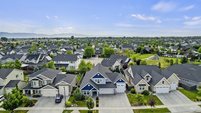 5404 S Palatino Ave, Meridian, ID 83642 - aerial view of residential area with mountains