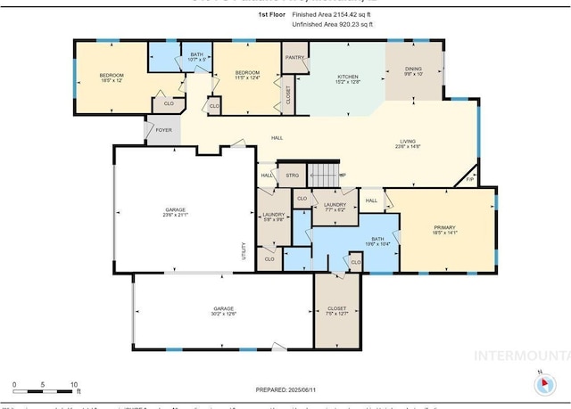 5404 S Palatino Ave, Meridian, ID 83642 - view of room layout